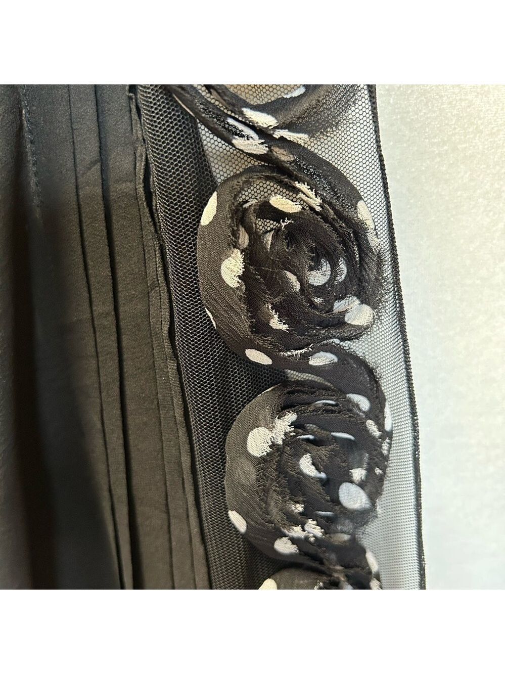 Sue Wong Black and White Midi Dress - Picture 6 of 8